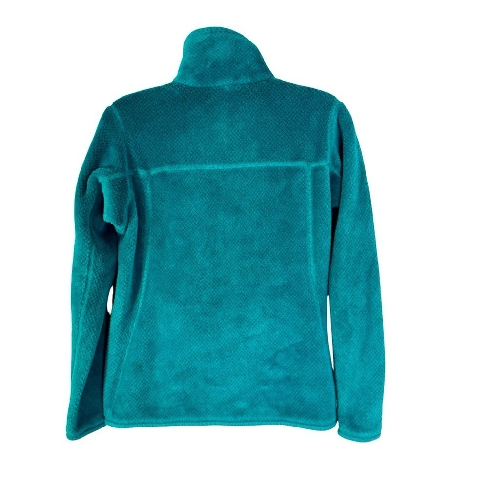 Patagonia Women’s Re-Tool Snap-T Fleece Pullover Aqua Blue Size XS - Picture 4 of 10